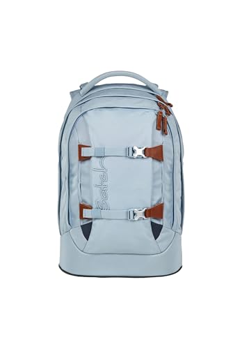 Satch Pack Schulrucksack ab 5. Klasse ergonomisch 30L Stauraum standfest Organisationstalent Nordic Ice Blue - Hellblau