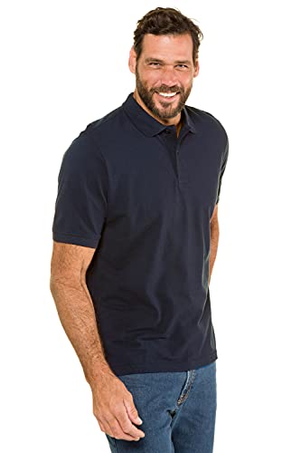 JP 1880 Herren Poloshirt dunkel Marine 6XL