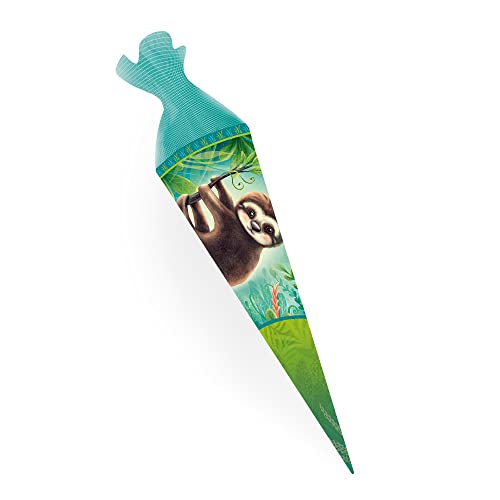 Trötsch Faultier Schultüte 22 cm zur Einschulung Geschwistertüte: Schultüte Einschulungstüte Zuckertüte Geschwistertüte