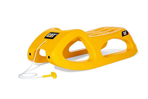 RollyToys Snow Cruiser Cat (ab 3 Jahren, Farbe Gelb, sehr Stabil, mit Stahlschienen, Schlitten, Rutscher) 200443