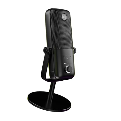 Elgato Wave:3 - Professionelles USB-Kondensatormikrofon für Streaming, Podcasts, Gaming und Homeoffice, gratis Mixing-Software, Soundeffekt-Plugins, Anti-Verzerrung, Plug & Play, für Mac - PC