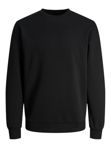 JACK & JONES Male Sweatshirt mit Rundhals Einfarbig Sweatshirt mit Rundhals