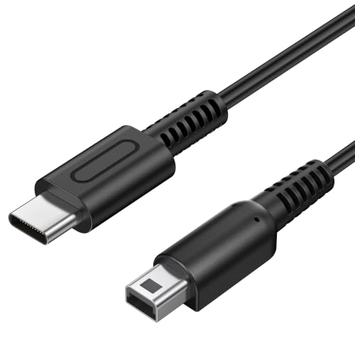 Tobfit USB C Ladegerät für Nintendo 3DS,Ladekabel für Nintendo 3DS XL/DS/DSI/2DS/2DS XL,1,2 m