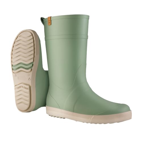 Dunlop Amsterdammer. Stylische Regenstiefel fur Damen, Mintgrün, Größe 39