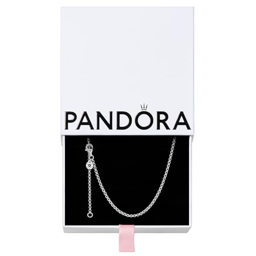 PANDORA Rolokette Halskette aus Sterling Silber mit Karabiner Verschluss/Länge: 60cm
