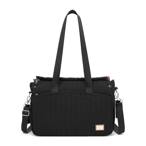 Miss Lulu Wickeltasche für Kinderwagen Wasserdichte Multifunktionale Babytasche mit Kinderwagenhaken Diaper Bag für Mütter Ideal für Schwangerschaf/Krankenhaus/Reisen/Babypflege, Große Kapazität