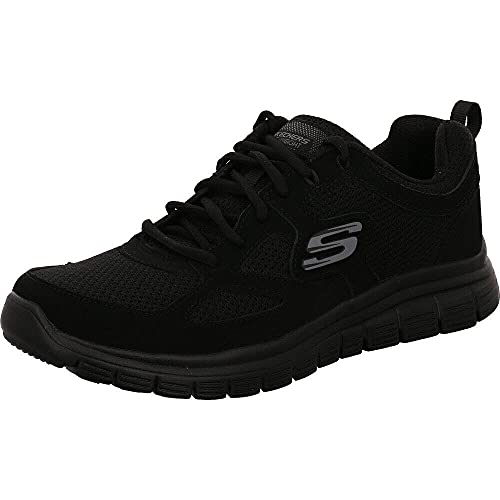 Skechers Burns- Agoura Herren Turnschuhe, Black, 42 EU