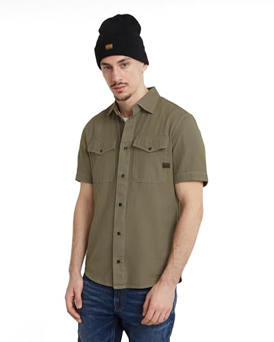 G-Star RAW Herren Marine Slim Hemd, Grün (Shamrock gd D19751-D454-B681), L