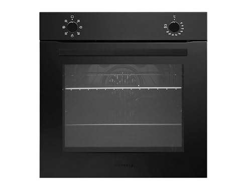 Respekta Einbaubackofen autark in matt-schwarzem Design AB121MS-26 / Energieeffizienzklasse A / 72 Liter / 7 Beheizungsarten/Auftaufunktion/Dampfunterstützte Garfunktion