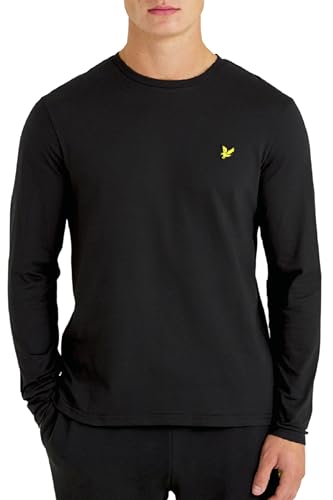 Lyle & Scott Langarmshirt Herren – 100% Baumwolle | Basic Design und Premium Qualität | XS-XXL