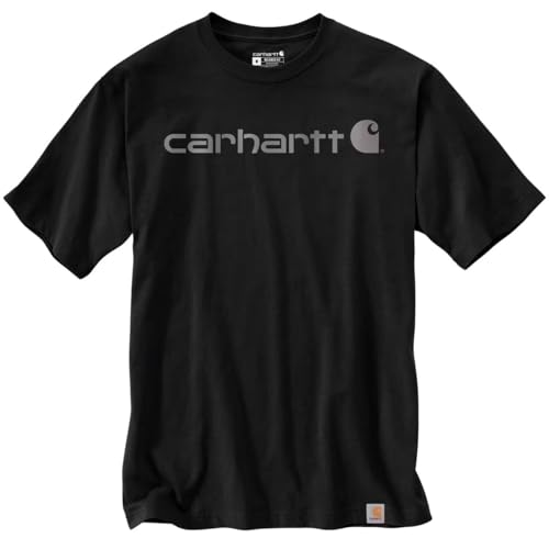 Carhartt Relaxed Fit Heavyweight Short-Sleeve Logo Graphic T-Shirt