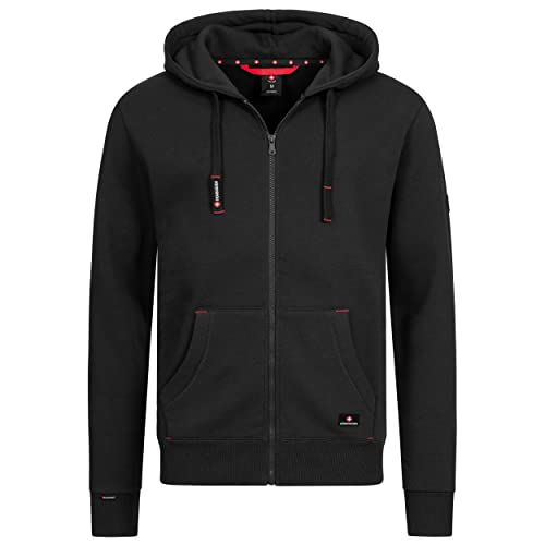 Höhenhorn Woodberg Herren Hoodie Pullover Schwarz Gr. XL