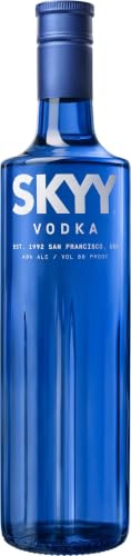 Skyy Vodka- mild & weich | vierfach destilliert | 1 x 0.7 l | 40% vol
