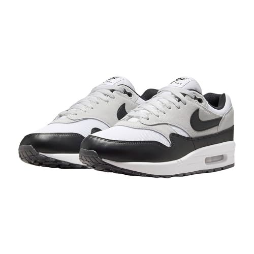 NIKE Herren Air Max 1 Essential Sneaker, Mehrfarbig (White Black Pure Platinum), 44 EU