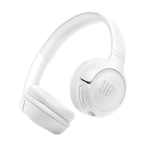 JBL Tune 530BT, Kabelloser On-Ear-Kopfhörer mit Bluetooth, Weiß