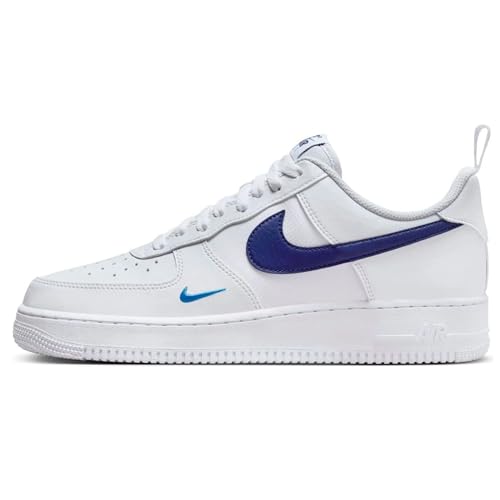 Nike HF3836-100 Nike Air Force 1 '07 Herren White/DEEP ROYAL Blue-LT Photo Blue EU 45