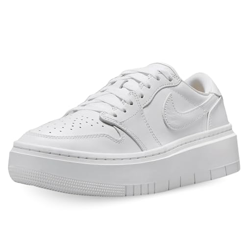 NIKE Air Jordan 1 Elevate Low DH7004-111 Damen Sneaker, Weiß, Plateau-Sohle, Leder, Lifestyle & Freizeit (EU Schuhgrößensystem, Erwachsene, Damen, Numerisch, M, 42)