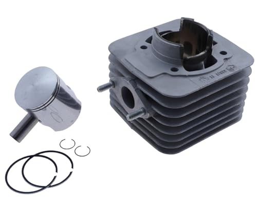 PIAGGIO Original Zylinder Alu 55mm 125ccm kompatibel mit Piaggio Maxi 2-Takt AC Aprilia SR 125, Piaggio TPH 125, SKR 125, Skipper 125