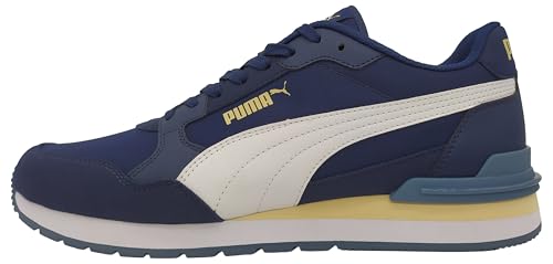 Puma Unisex ST Runner Adult NL Sneakers, V4 Persian Blue White-Canvas, 42.5 EU
