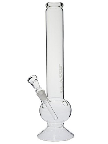 Glassic Bong gerade - 38cm, 18,8 mm - head&nature Bong-Kollektion