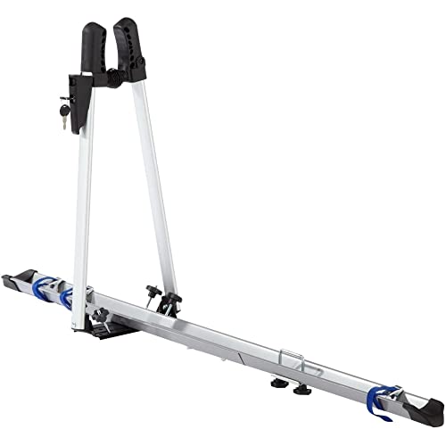 FISCHER Dachlift Fahrradträger | Dachträger für 1 Fahrrad | Dachgepäckträger Auto | Fahrradträger Dach | Relingträger universal | TÜV/GS geprüft | bis 15 kg belastbar