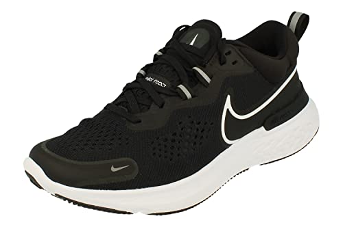 Nike React Miler 2 Herren Running Trainers CW7121 Sneakers Schuhe (UK 9.5 US 10.5 EU 44.5, Black White Smoke Grey 001)