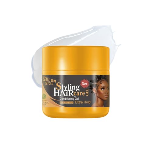 Braiding Gel - Locken Styling Gel für lockiges Haar & Curly Hair, starker Halt Anti-Frizz, pflegend ohne Crunch, für Braids und Dreadlocks, Haargel Herren Frauen, Haarwachs & Styling Produkte