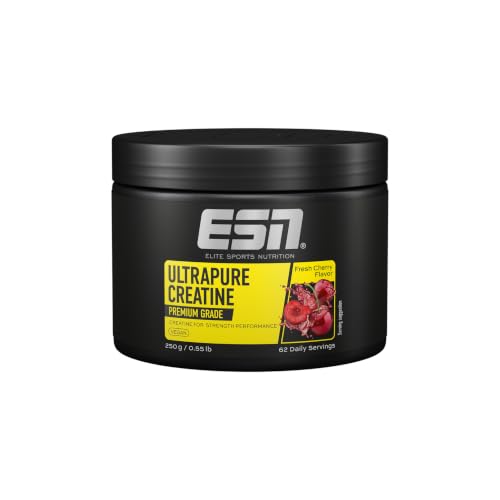 ESN Ultrapure Creatine Monohydrate, Fresh Cherry, 250 g, 62 Portionen