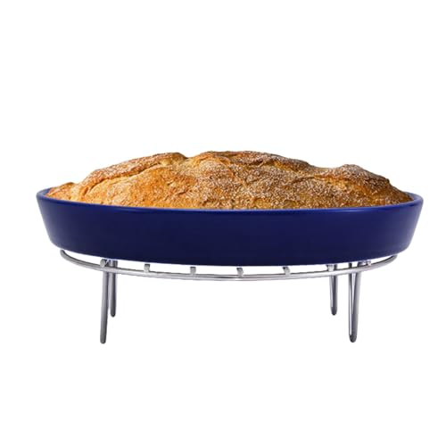 Ofengrillregal - Runde Edelstahlkochschale, Luftfritteuse -Wärmeeinsatz | Spülmaschine Sichere Küchennetz, Schnellkochtopf Lebensmittelständer, Pizza -Fisch - -Schweinefleisch -Backplatte, Hei