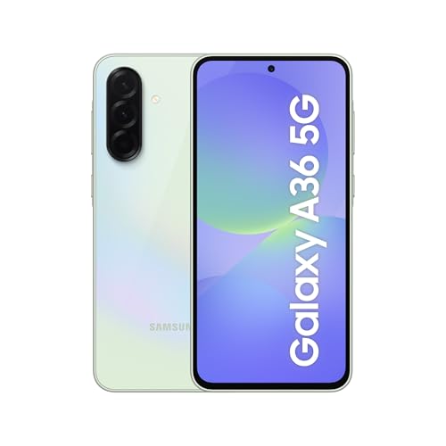 Samsung Galaxy A36 5G AI Smartphone ohne Vertrag, Simlockfreies AI Handy mit Android, 8 GB RAM, 256 GB Speicher, 50-MP-Kamera, Awesome Lime, 2,5 Jahre Herstellergarantie [Exklusiv auf Amazon]