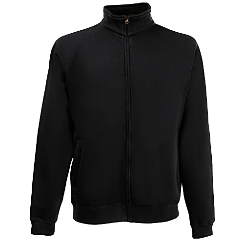 Fruit of the Loom Fruit of the Loom Herren Premium 70/30 Full Zip Sweatshirt Jacke L Schwarz