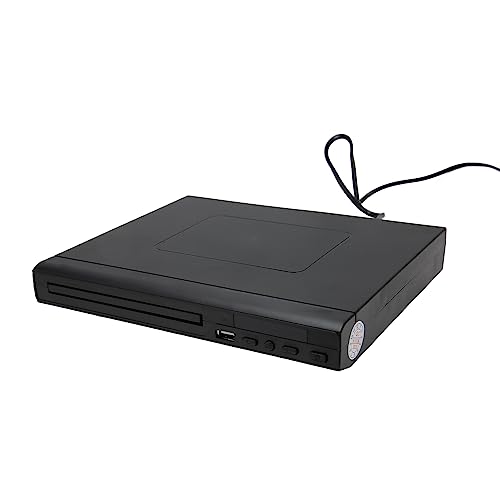 DVD Player für Fernseher, DVD Spieler für Fernseher DVD Player für TV mit Kabel und Fernsteuerung, Unterstützt 720P für DVD CD DA MP3 CD R CD RW (EU-Stecker)