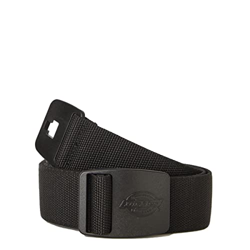 Dickies, Unisex, Dickies Stoffgürtel mit Markenstanzung, Schwarz, OS