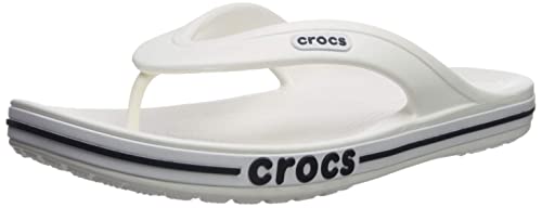 Crocs Unisex Erwachsene Bayaband Flip Flip, White/Navy, 39/40 EU