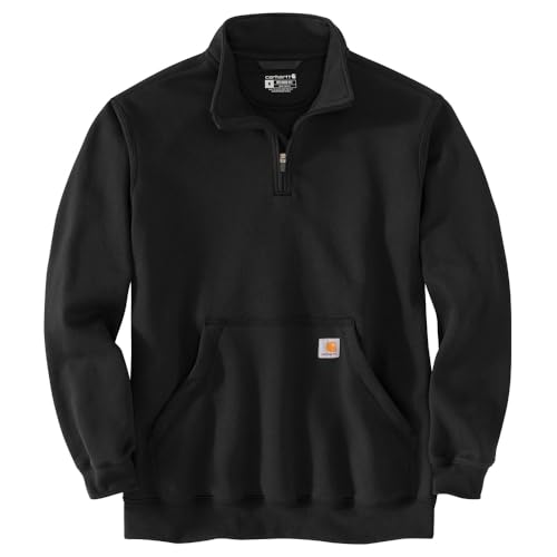 Carhartt Loose Fit Midweight Quarter Zip Mock Neck Sweatshirt