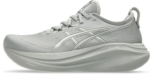 ASICS Men's Gel-Nimbus 27 Running Shoe, Seal Grey/Lake Grey, 46 EU