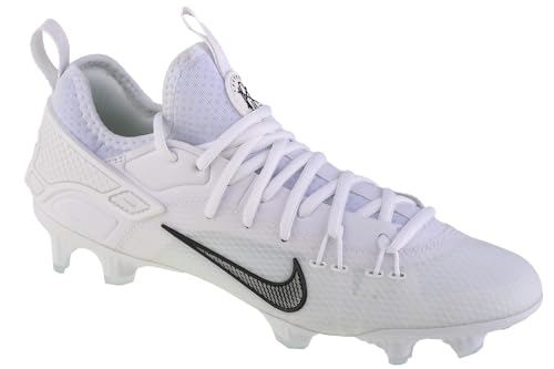 Nike Huarache 9 Elite Low Lax FG FD0089-101, Men Football Boots, White, 41 EU