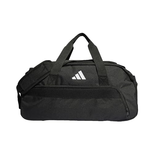 adidas Unisex Tiro League Duffel Bag, Black / White, S