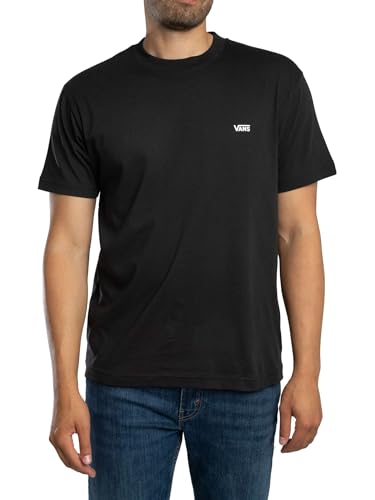 Vans Herren Logo-T-Shirt Für Die Linke Brust, Black, M