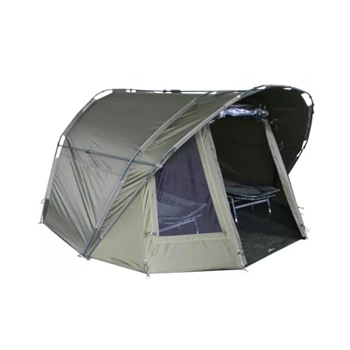 MK-Angelsport 2 Mann (Outdoor) Angelzelt Fort Knox Solid für professionelle Karpfenangler - herausnehmbare Bodenplane
