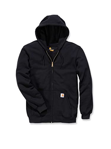 Carhartt Herren Zip Hooded Sweatshirt Sweatshirt, Black Blk, XL