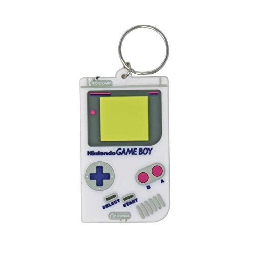 Nintendo Schlüsselanhänger aus Gummi, Mehrfarbig, 4.5 x 6 cm