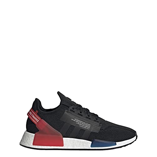 adidas NMD_R1 V2 Schuhe Herren, Black/Black/White, 46 EU