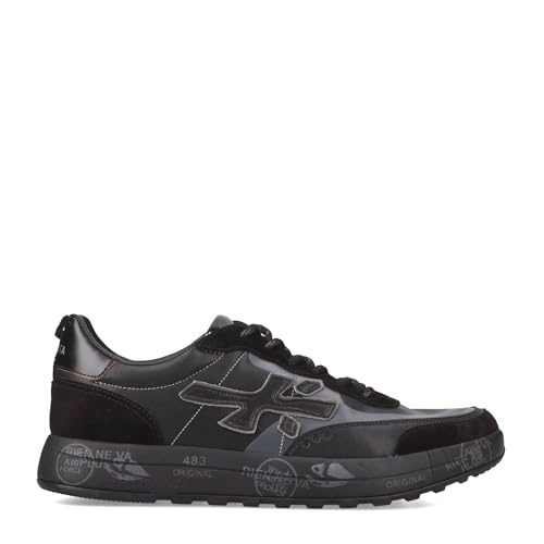 PREMIATA Nous 6852 Sneakers Farbe Schwarz (6852, Schuhgrößensystem EU, Erwachsene, Größe M, 43), Schwarz , 43 EU