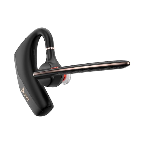 Poly Voyager Legend 50 Bluetooth-Headset – NoiseBlockAI, WindSmart, Smart-Sensor, 10 Stunden Akkulaufzeit, Geräuschunterdrückung, Schwarz
