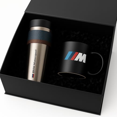 BMW M Motorsport Geschenkset Geschenkbox Thermobecher M Tasse