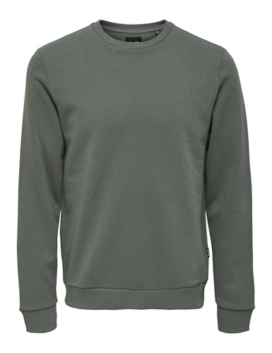 ONLY & SONS Herren Pullover 22018683 Castor Gray XL