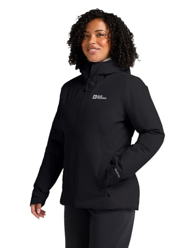 Jack Wolfskin Damen Wisper Ins Jkt W, Schwarz, XL EU