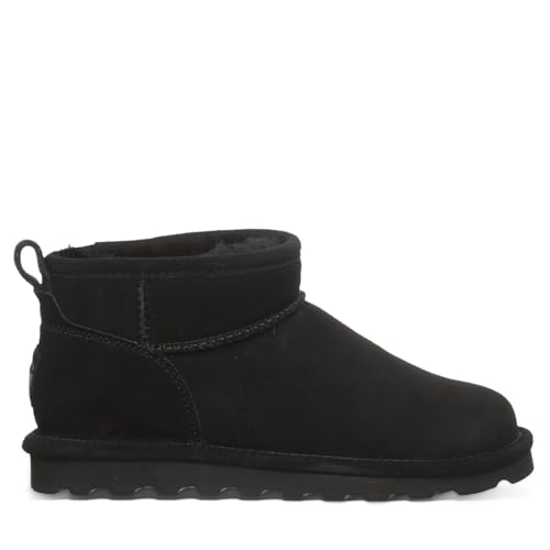 BEARPAW Damen Shorty Stiefelette, Black II, 39 EU