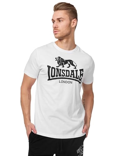 Lonsdale Herren T-Shirt Logo weiss (weiss) Large